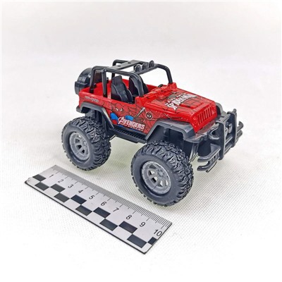 Машина Off-Road Avengers 4цвета (№555)(инерционная) 8шт в коробке