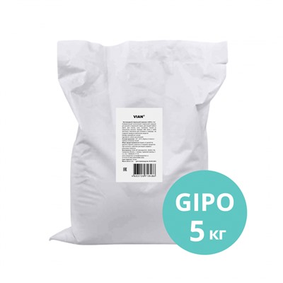 Стиральный порошок GIPO 5 кг (пакет без печати), усиленный короб 3 шт.