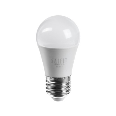Лампа светодиодная SAFFIT, 15W 230V E27 4000K G45, SBG4515