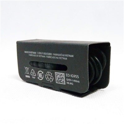 Наушники вакуумные AKG EO-IG955 с микрофоном цв.черный(Аналог,коробка)
