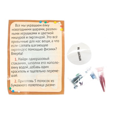 Набор для опытов на 13 дней «Новогодние чудеса», 13 опытов