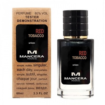 Mancera Red Tobacco тестер унисекс (60 мл) Lux