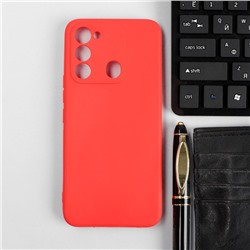 Чехол Red Line Ultimate, для телефона Tecno Spark 8c, силиконовый, красный