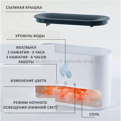 Увлажнитель-аромадиффузор Aroma Diffuser White 8810 (BJ)