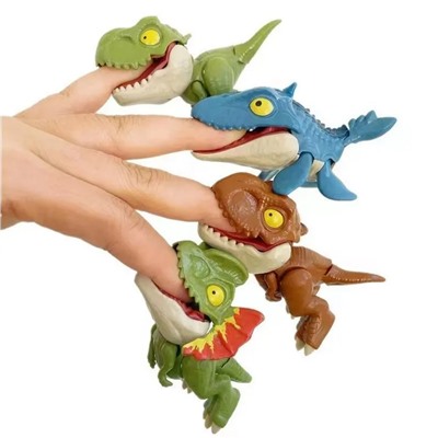Finger Dinosaur фигурка Динозавр,кусающий палец в пакете (24шт в коробке) в ассортименте