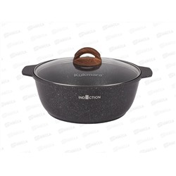 Кастрюля жаровня 4,0л Granit ultra original Induction ст крыш жгои41а