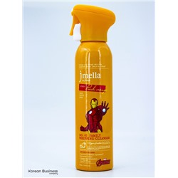 JMELLA - ПЕНКА ДЛЯ ДУША ОЧИЩАЮЩАЯ С АРОМАТОМ ПЕРСИКА (ОРАНЖЕВАЯ) IN FRANCE MARVEL PEACH ORANGE FAMILY WHIPPING CLEANSER DISNEY IRON MAN, 200 МЛ