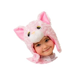 Карнавальная шапочка Кошечка розовая, Батик