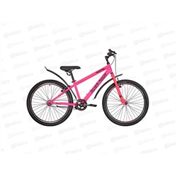 Велосипед 24 1ск RUSH RX 400/21 V-brake ST розовый рама 13М, 280391