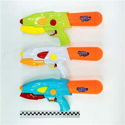 Водный пистолет 40см Water Gun 3цвета (N.WG-22/с помпой) 98