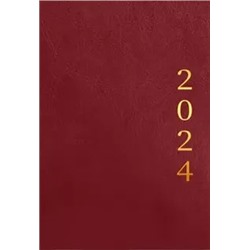 Ежедневник датированный на 2024 год Proxima. Бордо, 176 листов, А5