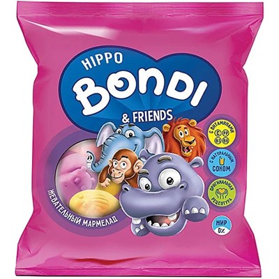 Мармелад жевательный Hippo Bondi (фасовка 100г)