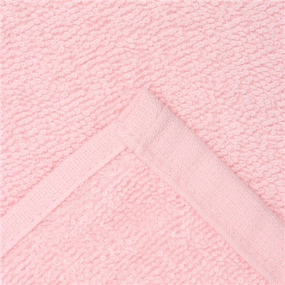 Полотенце махровое "Этель" 30*60 см, цв. бледно-розовый, 100% хлопок, 340 г/м2