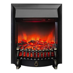 Электроочаг RealFlame Fobos Lux BL S, 750/1500 Вт, пульт ДУ, таймер, регул. ярк., звук