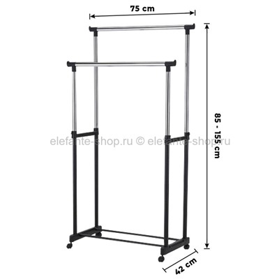 Напольная вешалка двойная Double Pole KP-299 (TV)