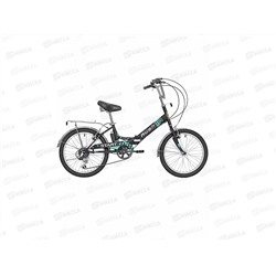 Велосипед 20 6ск RUSH HOUR START110 С-brake ST черный рама 13, 283939