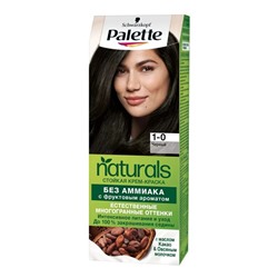 Краска для волос Palette Naturals, 1-0 чёрный, 110 мл