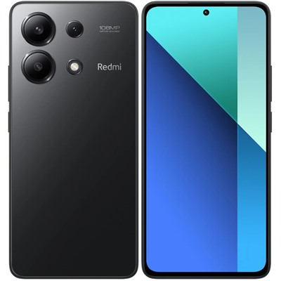 Смартфон Xiaomi Redmi Note 13, 6.67", 8Гб, 256Гб, 108Мп, 16Мп, 2Sim, BT 5.1, 5000мАч,черный