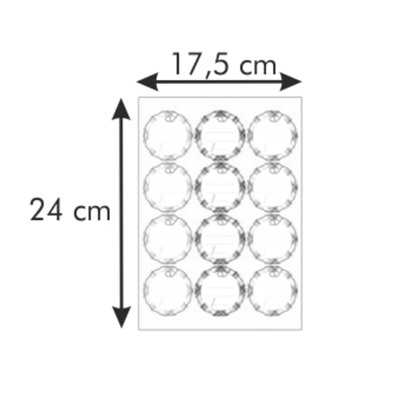Этикетка для банок и бутылок DELLA CASA, с зажимом, 24 шт