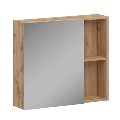 Зеркало шкаф для ванной комнаты Домино Craft 80, левый/правый