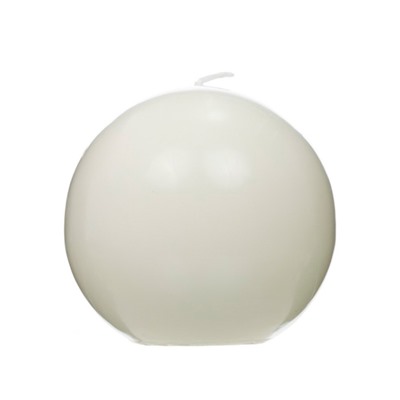Свеча классическая шар, Bartek 100гр, белый