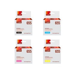 Комплект струйных картриджей EasyPrint IH-655_SET (CZ109A/655/Ink Advantage 665/109A) для п   105358