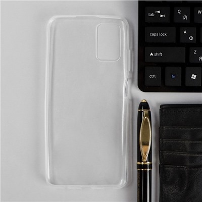 Чехол PERO, для телефона Samsung A03S, силиконовый, прозрачный