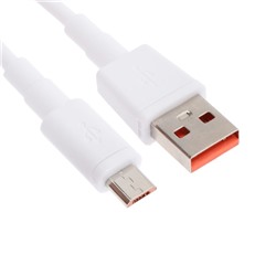 Кабель Krutoff Classic, microUSB - USB, 1.5 А, 1 м, TPE  покрытие, белый