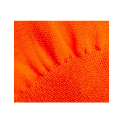 Перчатки нейлоновые садовые, вязка класс 13, с ПВХ точками, размер 10, оранжевые