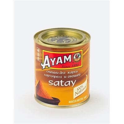 Специи для жарки картофеля и овощей Сатай (Satay), Ayam, 160г