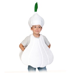 Карнавальный костюм "Чеснок" текстиль, накидка и маска-шапочка, рост 98-122 см