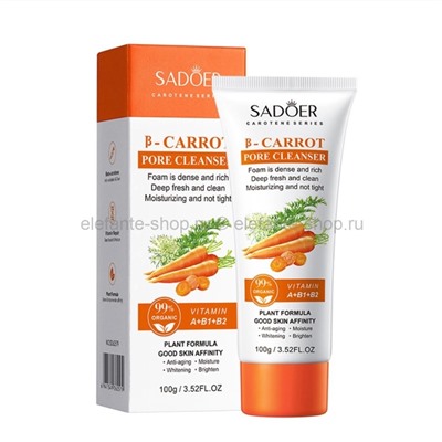 Пенка для умывания Sadoer B-Carrot Pore Cleanser 100g (19)