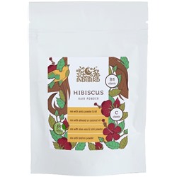 Гибискус, порошок для волос (Hibiscus Powder), Indibird, 40г