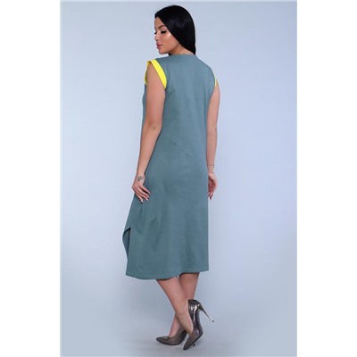 Платье 71063 (Оливковый)