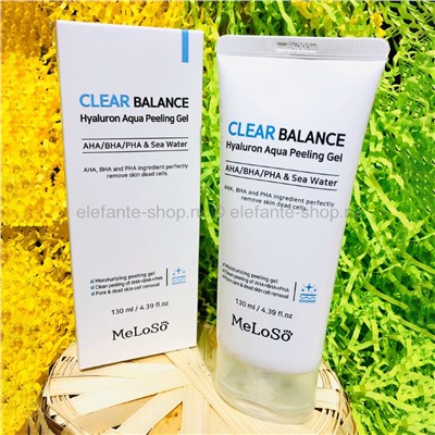 Пилинг-гель MeLoSo Clear Balance Hyaluron Aqua Peeling Gel (78)