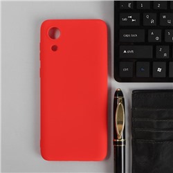 Чехол PERO, для телефона Samsung A03 Core, силиконовый, красный