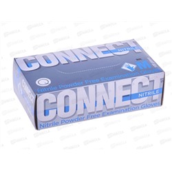 Перчатки резиновые Connect Nitrile нитрил PULIN р.M *50