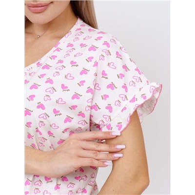 Пижама женская Текс-Плюс, цвет розовый