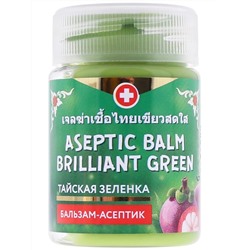 Антисептик "Зеленка тайская" с экстрактом эвкалипта, лавра, мангостина. Ранозаживляющий, обезболивающий, 50 гр
