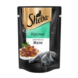 Влажный корм Sheba для кошек, кролик в желе, 85 г