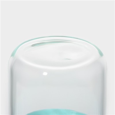 Термокружка стеклянная Magistro «Трэвел», 570 мл, 8,9×8,3×18 см