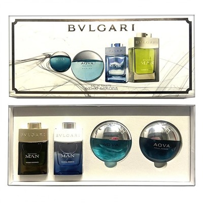 Парфюмерный набор Bvlgari Man 4 в 1