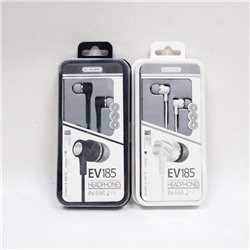 Наушники вакуумные ELMCOEI EV-185 с микрофоном 2цвета(Аналог,коробка)