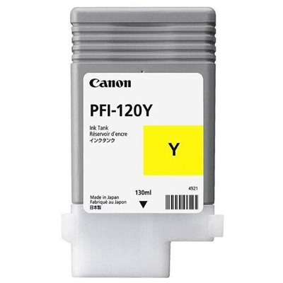 Картридж струйный Canon PFI-120Y 2888C001 желтый для Canon imagePROGRAF TM-200/205(130мл)