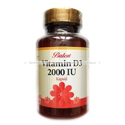Капсулы Balen "Витамин D3 (2000 МЕ)"