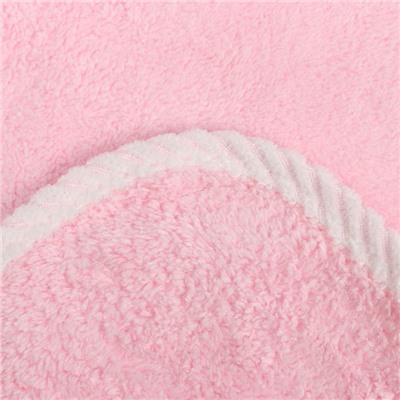 Полотенце Доляна "Арбуз" цвет розовый, 30х30 см, 100% пэ, микрофибра