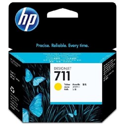 Картридж струйный HP №711 CZ132A желтый для HP DJ T120/T520 (29мл)