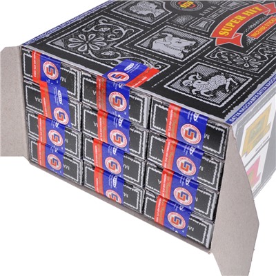 Satya-15-BL Блок благовоний Super Hit (Супер Хит) 12 упаковок по 15 грамм