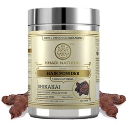 Шампунь сухой травяной Шикакай (Herbal Hair Powder Shikakai), Khadi, 150 г