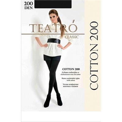Cotton 200 (Колготки женские классические, Teatro )